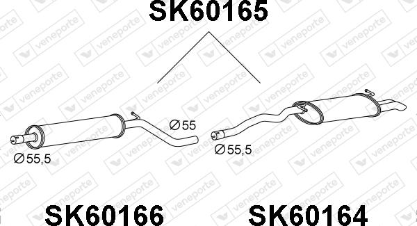 Veneporte SK60165 - Крайно гърне vvparts.bg