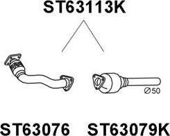 Veneporte ST63113K - Катализатор vvparts.bg
