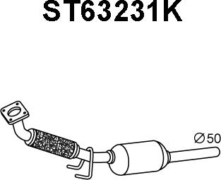 Veneporte ST63231K - Катализатор vvparts.bg