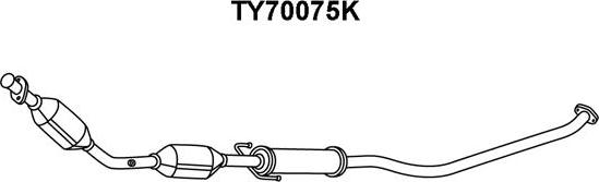 Veneporte TY70075K - Катализатор vvparts.bg