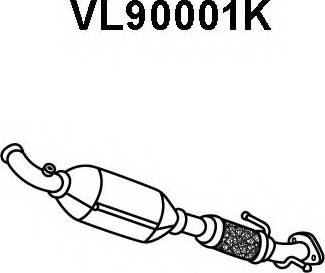 Veneporte VL90001K - Катализатор vvparts.bg