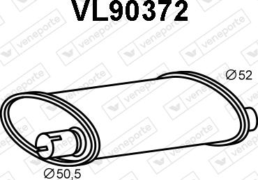 Veneporte VL90372 - Крайно гърне vvparts.bg