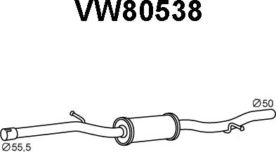 Veneporte VW80538 - Средно гърне vvparts.bg