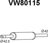 Veneporte VW80115 - Средно гърне vvparts.bg