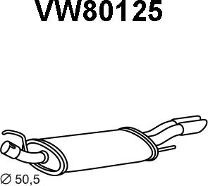 Veneporte VW80125 - Крайно гърне vvparts.bg