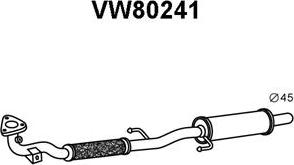 Veneporte VW80241 - Предно гърне vvparts.bg