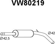 Veneporte VW80219 - Средно гърне vvparts.bg