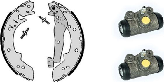 Villar 608.8022 - Комплект спирачна челюст vvparts.bg