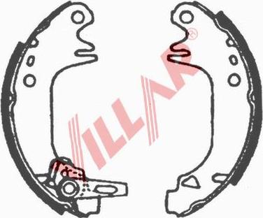 Villar 629.0564 - Комплект спирачна челюст vvparts.bg