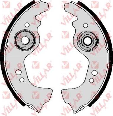 Villar 629.0506 - Комплект спирачна челюст vvparts.bg