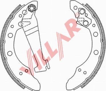 Villar 629.0503 - Комплект спирачна челюст vvparts.bg