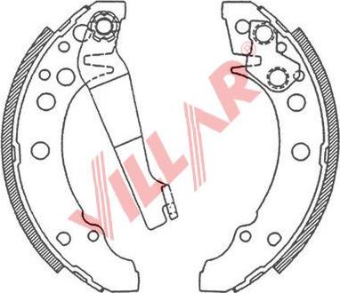 Villar 629.0502 - Комплект спирачна челюст vvparts.bg