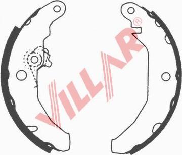 Villar 629.0529 - Комплект спирачна челюст vvparts.bg