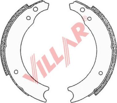 Villar 629.0570 - Комплект спирачна челюст vvparts.bg