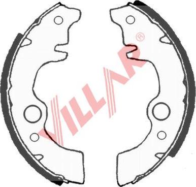 Villar 629.0571 - Комплект спирачна челюст vvparts.bg