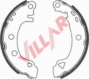 Villar 629.0578 - Комплект спирачна челюст vvparts.bg