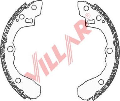 Villar 629.0698 - Комплект спирачна челюст vvparts.bg