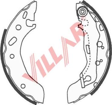 Villar 629.0656 - Комплект спирачна челюст vvparts.bg