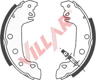 Villar 629.0650 - Комплект спирачна челюст vvparts.bg