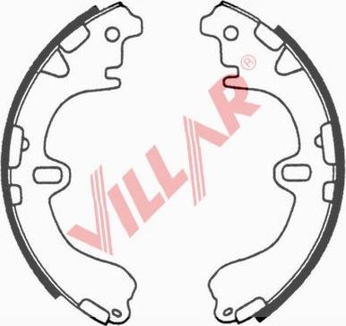 Villar 629.0661 - Комплект спирачна челюст vvparts.bg