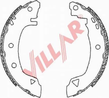 Villar 629.0602 - Комплект спирачна челюст vvparts.bg