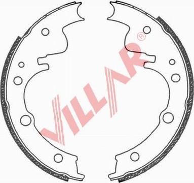 Villar 629.0683 - Комплект спирачна челюст vvparts.bg
