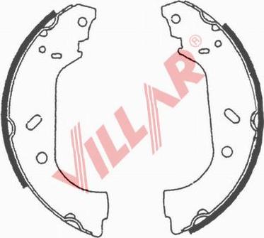 Villar 629.0639 - Комплект спирачна челюст vvparts.bg