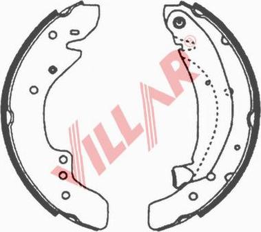 Villar 629.0625 - Комплект спирачна челюст vvparts.bg