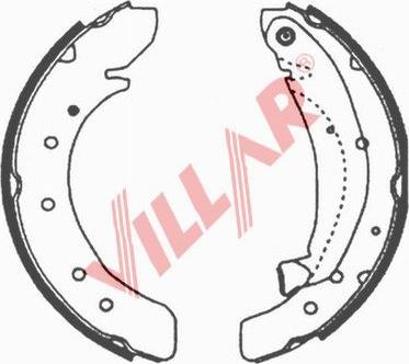 Villar 629.0626 - Комплект спирачна челюст vvparts.bg