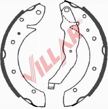 Villar 629.0623 - Комплект спирачна челюст vvparts.bg