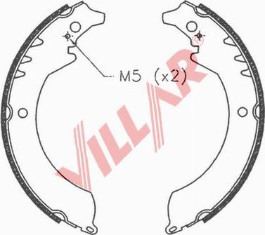 Villar 629.0679 - Комплект спирачна челюст vvparts.bg