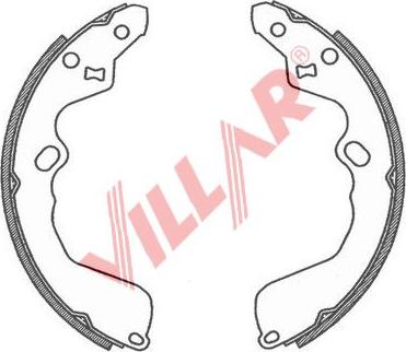 Villar 629.0806 - Комплект спирачна челюст vvparts.bg