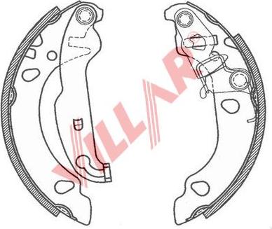 Villar 629.0801 - Комплект спирачна челюст vvparts.bg