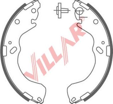 Villar 629.0883 - Комплект спирачна челюст vvparts.bg
