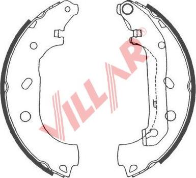 Villar 629.0823 - Комплект спирачна челюст vvparts.bg