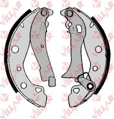 Villar 629.0219 - Комплект спирачна челюст vvparts.bg