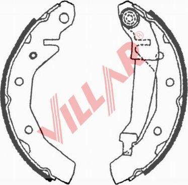Villar 629.0710 - Комплект спирачна челюст vvparts.bg