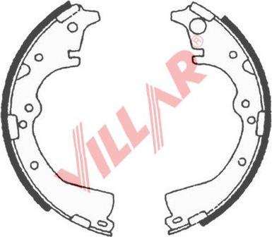 Villar 629.0713 - Комплект спирачна челюст vvparts.bg