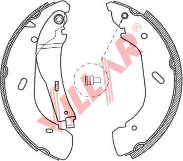 Villar 629.0788 - Комплект спирачна челюст vvparts.bg