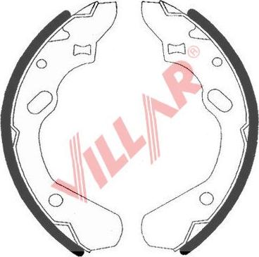 Villar 629.0739 - Комплект спирачна челюст vvparts.bg