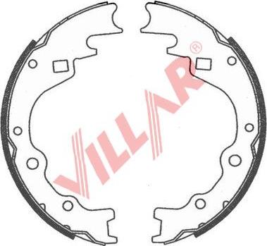 Villar 629.0734 - Комплект спирачна челюст vvparts.bg