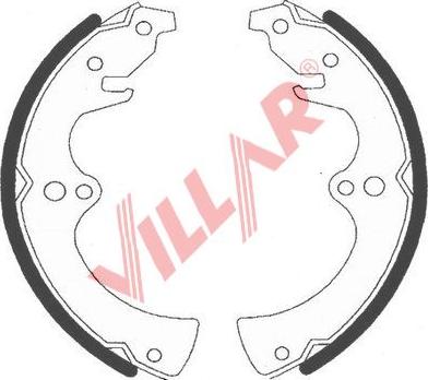 Villar 629.0736 - Комплект спирачна челюст vvparts.bg