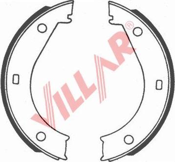 Villar 629.0731 - Комплект спирачна челюст, ръчна спирачка vvparts.bg