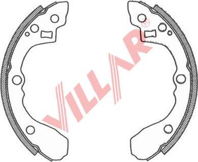 Villar 629.0729 - Комплект спирачна челюст vvparts.bg
