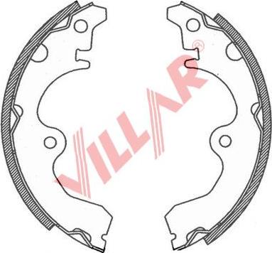 Villar 629.0777 - Комплект спирачна челюст vvparts.bg