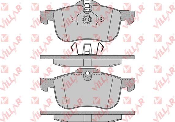 Villar 626.0952 - Комплект спирачно феродо, дискови спирачки vvparts.bg