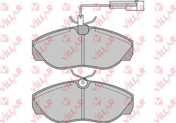 Villar 626.0964 - Комплект спирачно феродо, дискови спирачки vvparts.bg