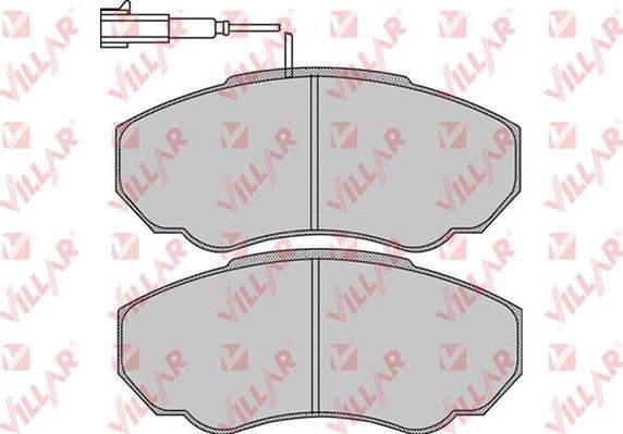 Villar 626.0966 - Комплект спирачно феродо, дискови спирачки vvparts.bg