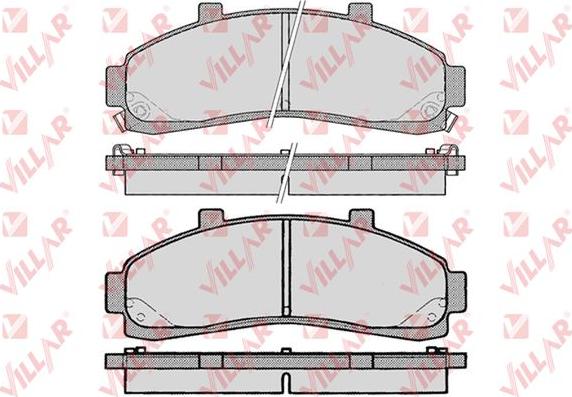 Japanparts J PA-382AF - Комплект спирачно феродо, дискови спирачки vvparts.bg