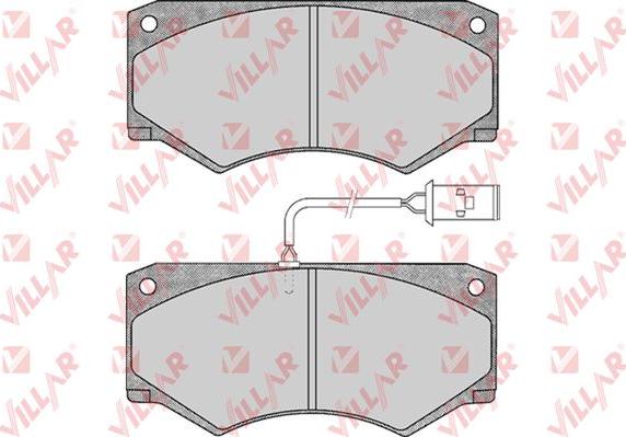 Villar 626.0499 - Комплект спирачно феродо, дискови спирачки vvparts.bg